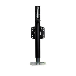 Image 1: Powerwinch Select Series Jack - 2500lb, Bolt-On, Flat Plate, Carbon Black