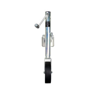 Image 1: Powerwinch Utility Series Jack - 1500lb, Weld-On, Single Wheel, Zinc