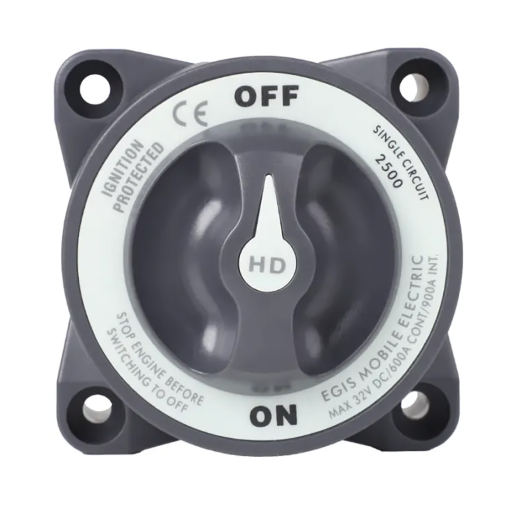 Image 1: Egis Battery Switch - Heavy Duty-Series 600A - Off/On