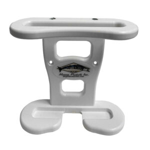 Image 1: Deep Blue Marine Suction Cup Cell Phone Holder - White