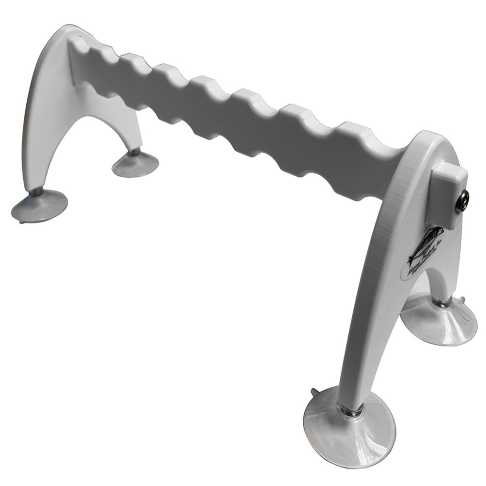 Image 1: Deep Blue Marine Universal Paper Towel Holder - White