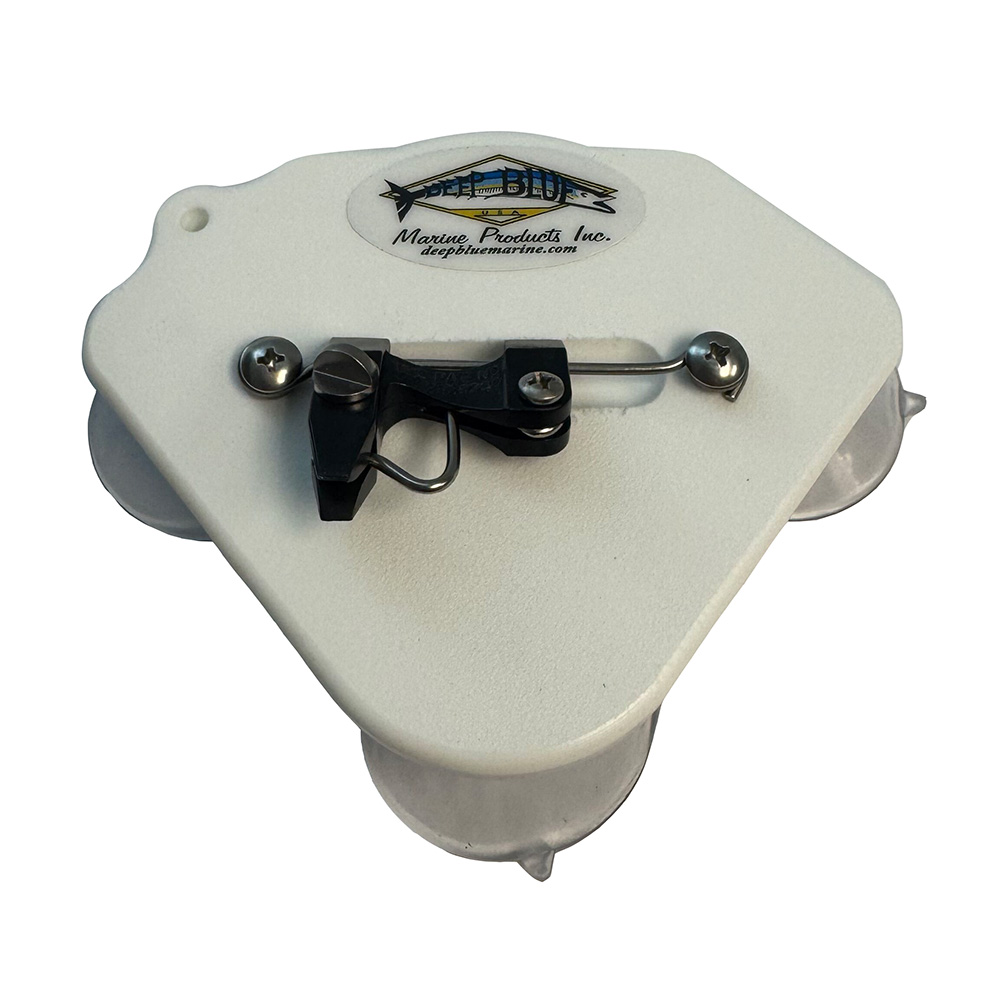 Image 1: Deep Blue Marine Quick Clip w/Suction Cup Mount