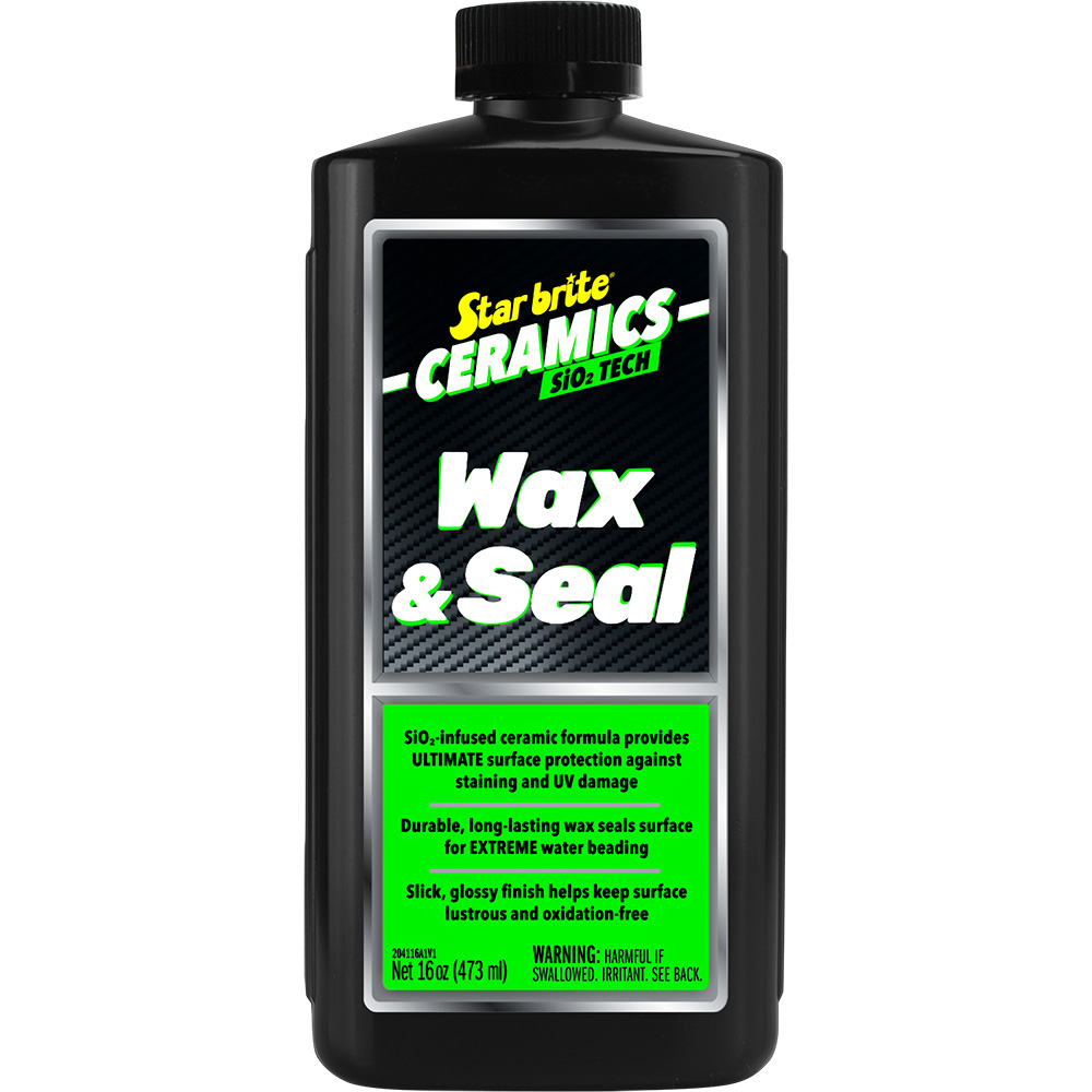 Image 1: Star brite Ceramics Wax & Seal - Green Apple Scent - 16 oz