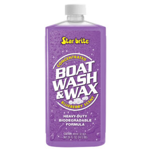Image 1: Star brite Boat Wash & Wax - Heavy Duty Concentrate - Blueberry Scent - 16 oz