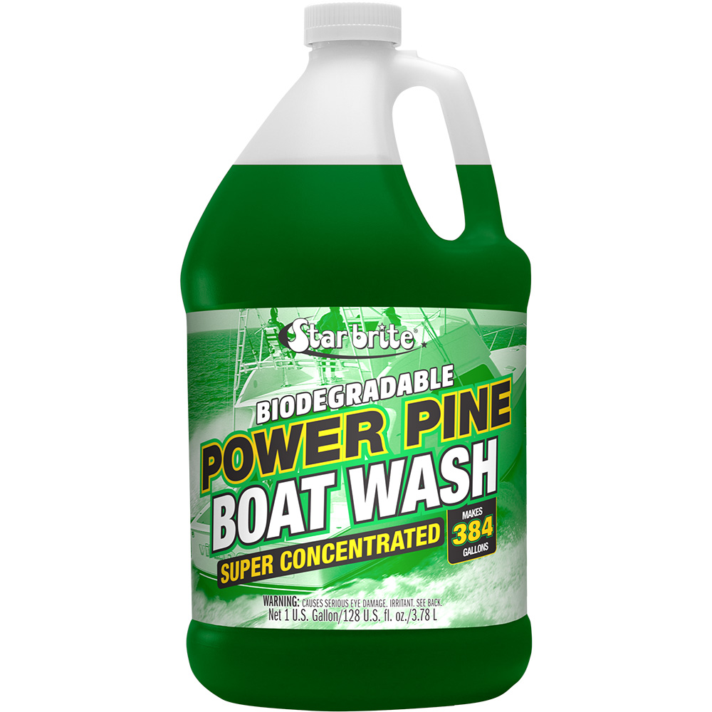 Image 1: Star brite Power Pine Boat Wash - Concentrated Marine Grade Formula - 1 Gallon