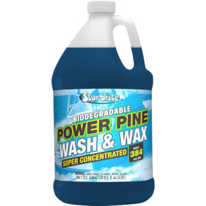 Image 1: Star brite Power Pine Boat Wash & Wax - Concentrated Marine Grade Formula - 1 Gallon