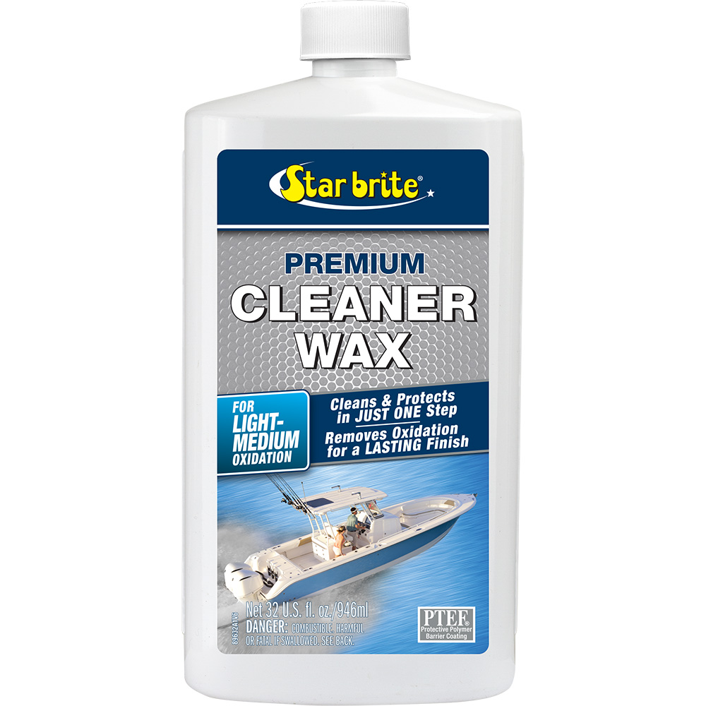 Image 1: Star brite Premium Cleaner Wax - One-Step - 32 oz