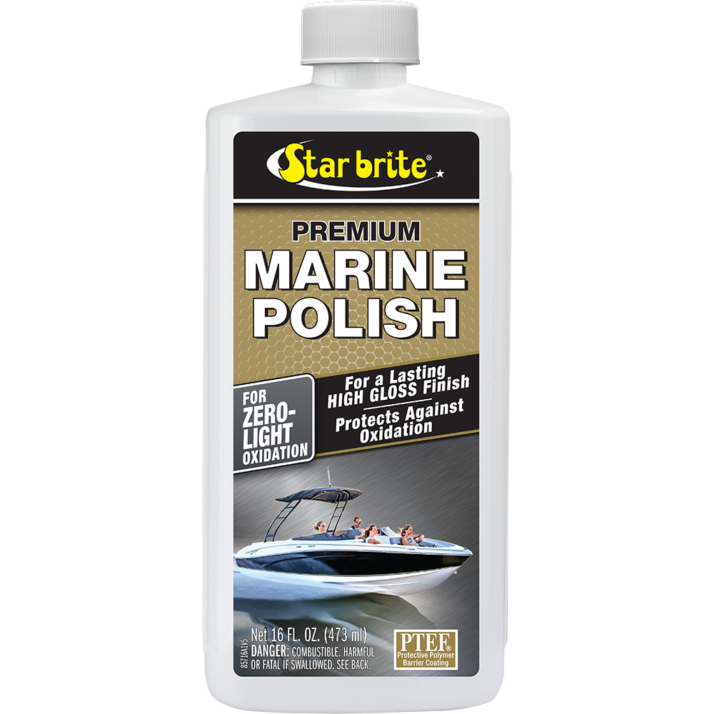 Image 1: Star brite Premium Marine Polish - UV Protection & High Gloss Finish - 16 oz