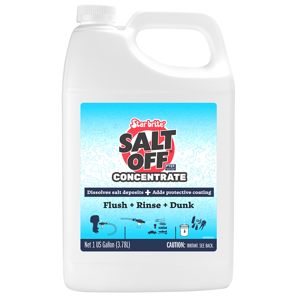 Image 1: Star brite Salt Off - Concentrate- Salt Remover Wash & Engine Flush - 1 Gallon