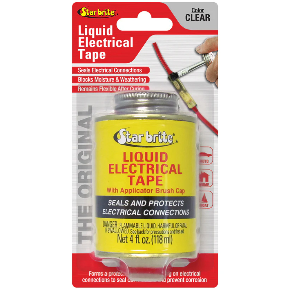 Image 1: Star brite Liquid Electrical Tape - Clear - 4 oz