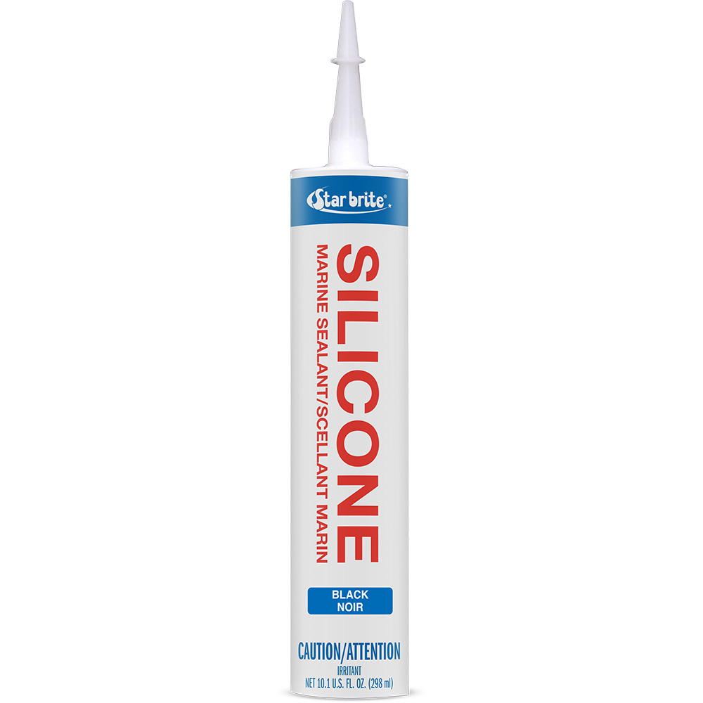 Image 1: Star brite Marine Silicone Sealant - Black - 10.3 oz