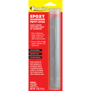 Image 1: Star brite Epoxy Aluminum Putty Stick - 4 oz