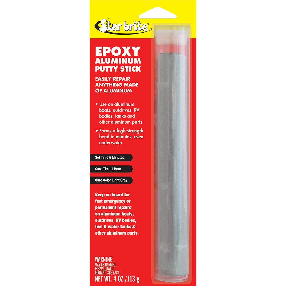 Image 1: Star brite Epoxy Aluminum Putty Stick - 4 oz