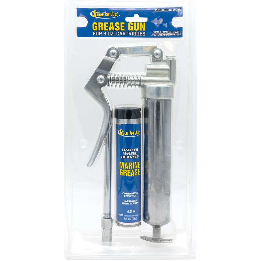 Image 1: Star brite Pistol Grease Gun w/Marine-Grade Cartridge - 3 oz