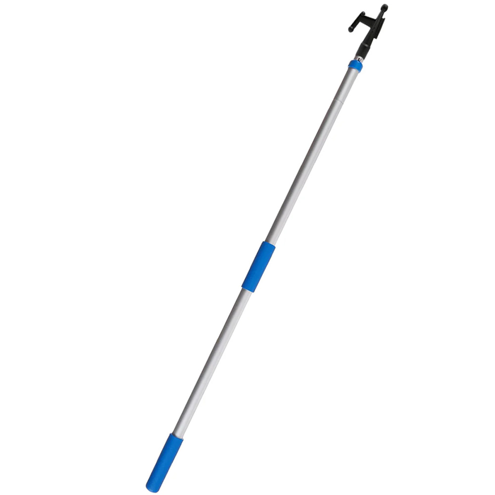 Image 1: Star brite Telescopic Floating Extend-A-Brush & Boat Hook Attachment - 3'-6'