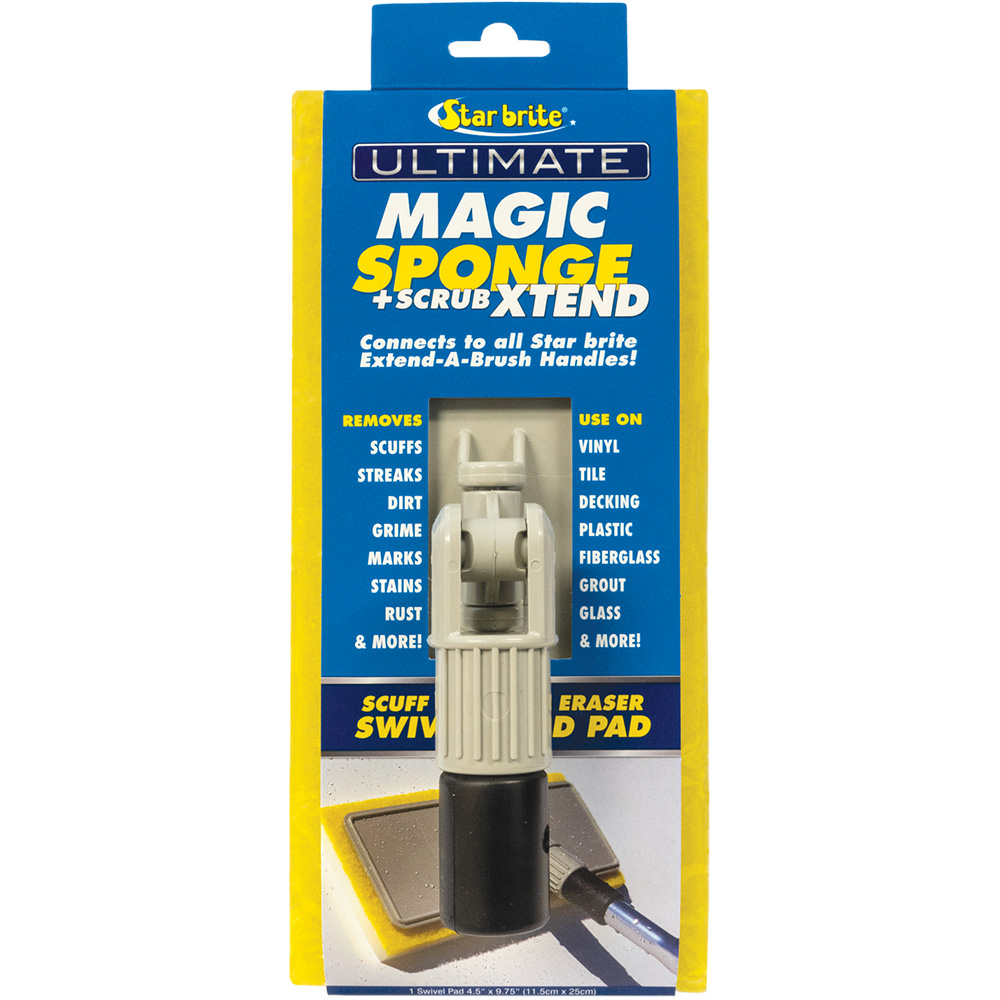 Image 1: Star brite Magic Sponge + Scrub XTEND w/Flex Head f/Pool, RV, Boat