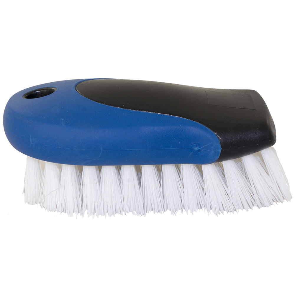 Image 1: Star brite Dlx Non-Slip 6.5" Hand Scrub Brush f/Dirt & Grime Removal