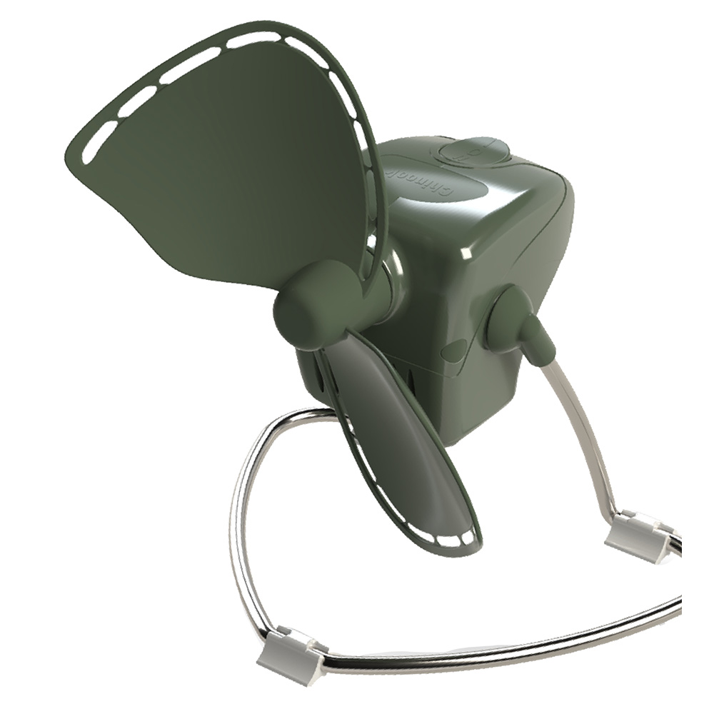 Image 1: SEEKR by Caframo Chinook 707 Limited Edition 120V AC 2-Speed 7" Fan - Muse Green