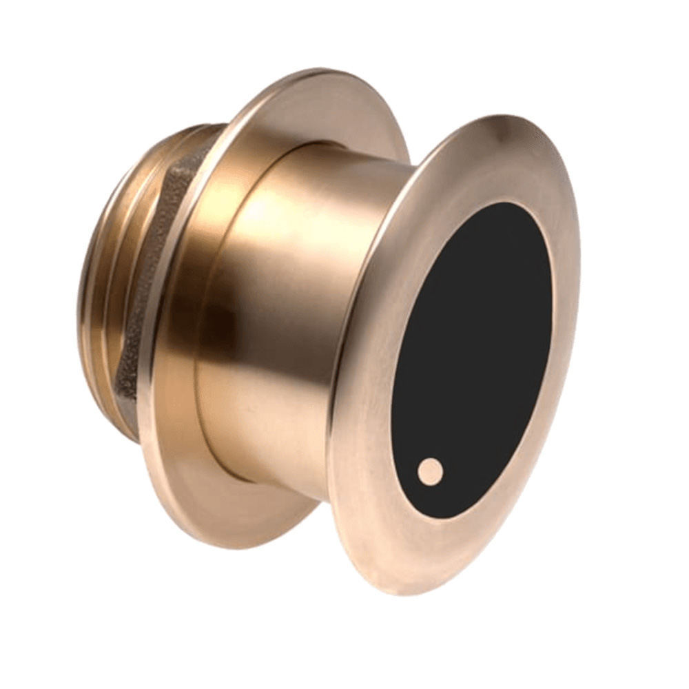 Image 1: Airmar B164 Bronze Thru-Hull - 50/200 kHz - 1 kW - 12&deg; Tilted Element - Requires Mix & Match Cable