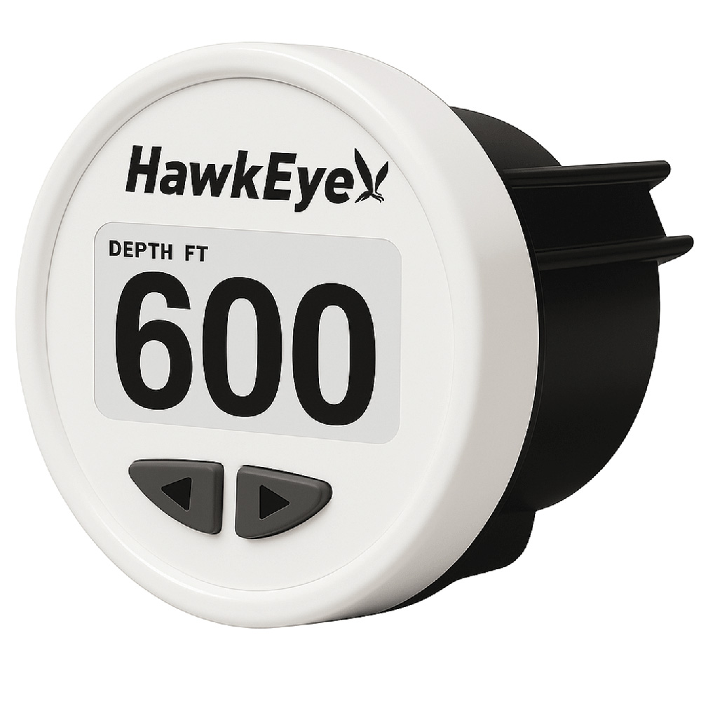 Image 2: HawkEye DepthTrax® Edge In-Dash Depth Finder - HD Color Display - 600' Max Depth - TM Transducer