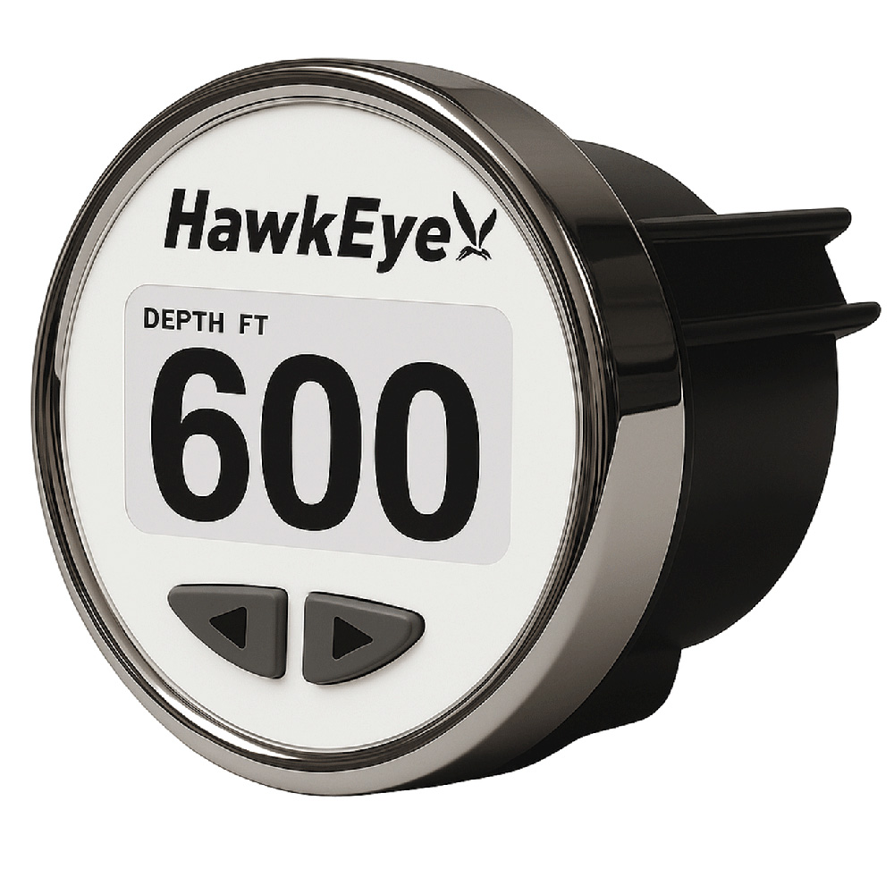 Image 3: HawkEye DepthTrax® Edge In-Dash Depth Finder - HD Color Display - 600' Max Depth - TM Transducer