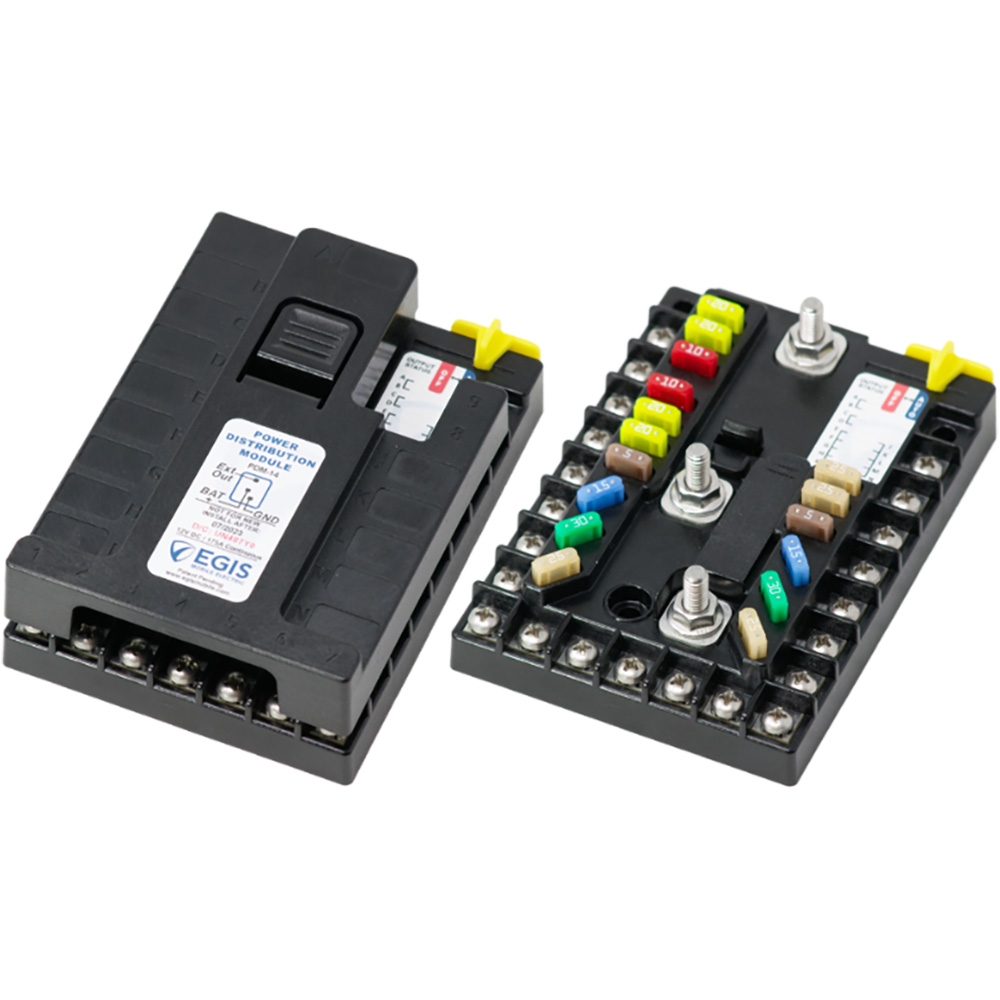 Image 1: Egis PDM 14 Circuit + Ground 175A 12V w/Kill Switch