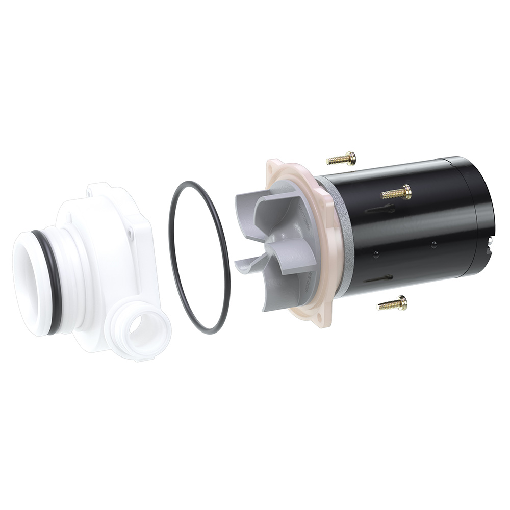 Image 1: Jabsco Motor Pump Assembly 12V f/Quiet Flush E2