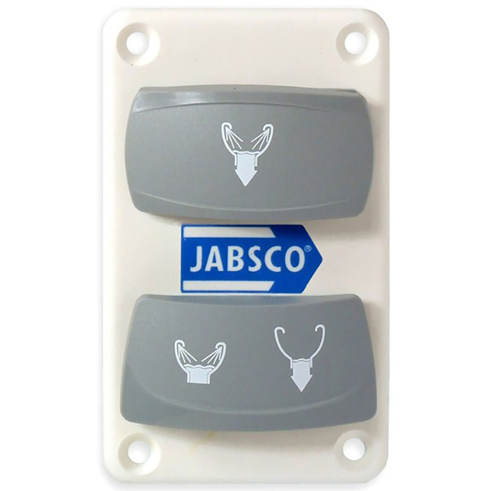 Image 1: Jabsco Dual Rocker Switch Panel