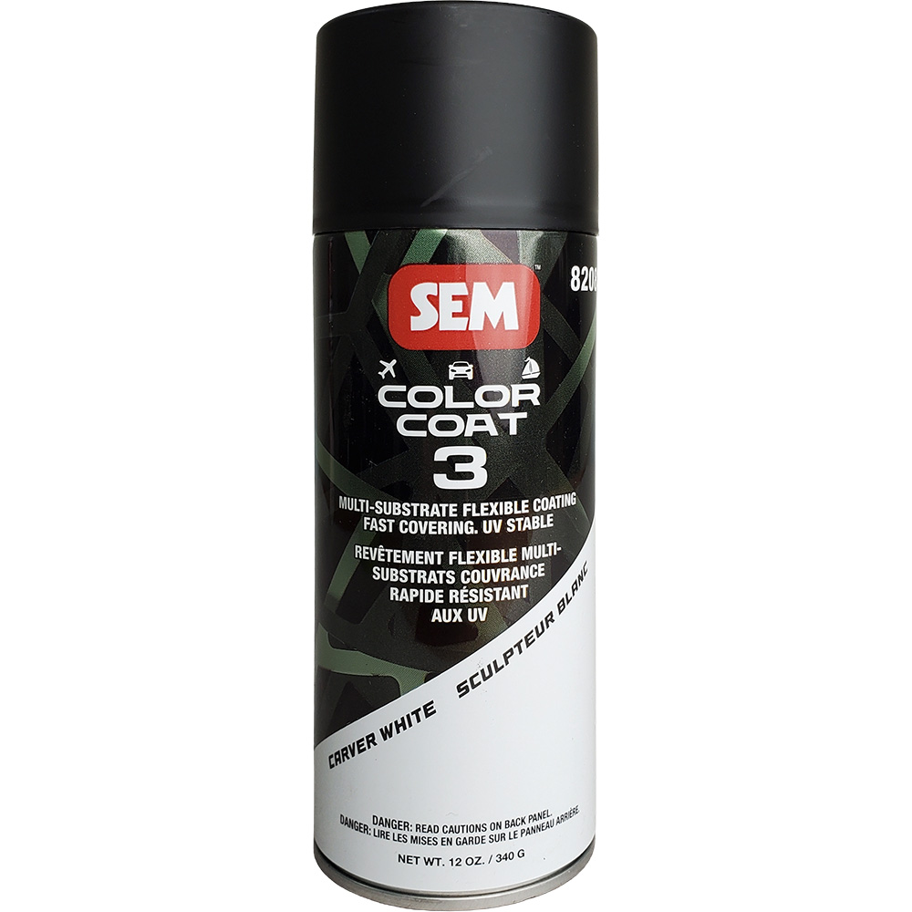 Image 1: SEM Color Coat 3 - Carver White - 12 oz