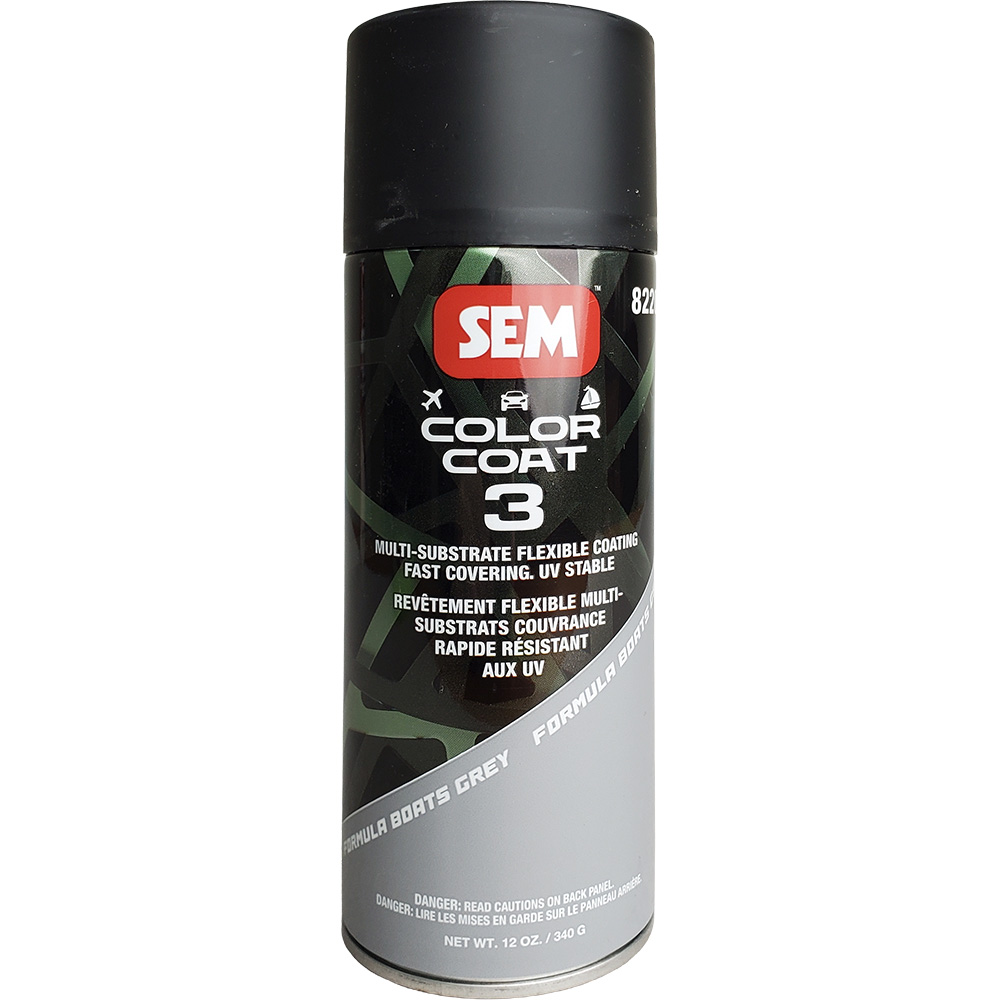 Image 1: SEM Color Coat 3 - Formula Boats Grey - 12 oz