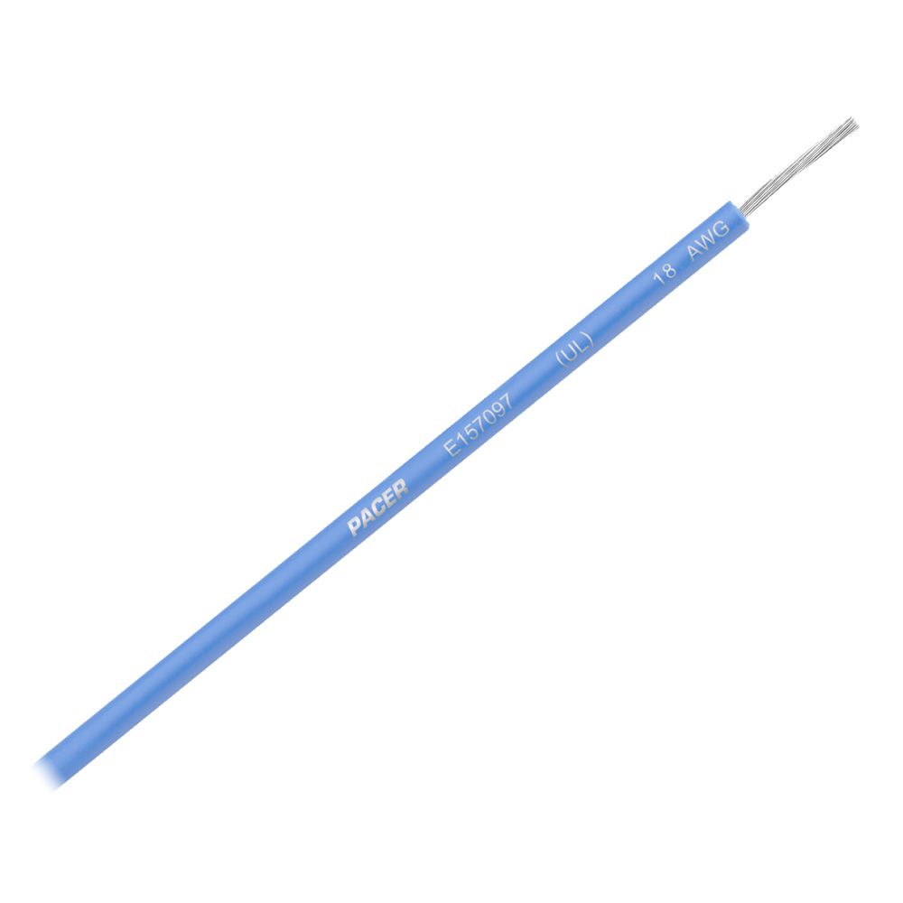 Image 1: Pacer Blue 18 AWG UL Marine Wire - 25'