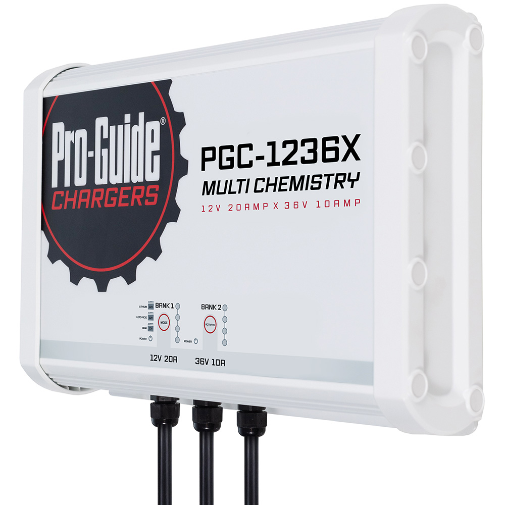 Image 2: Pro-Guide 2 Bank On-Board Battery Charger - (1) 12V / (1) 36V - 30-Amp