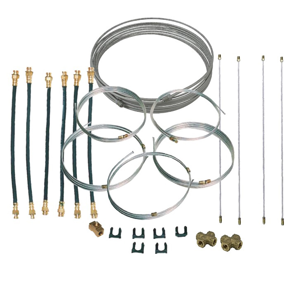 Image 1: Load Rite Steel Brake Line Kit f/Tri-Axle Trailer