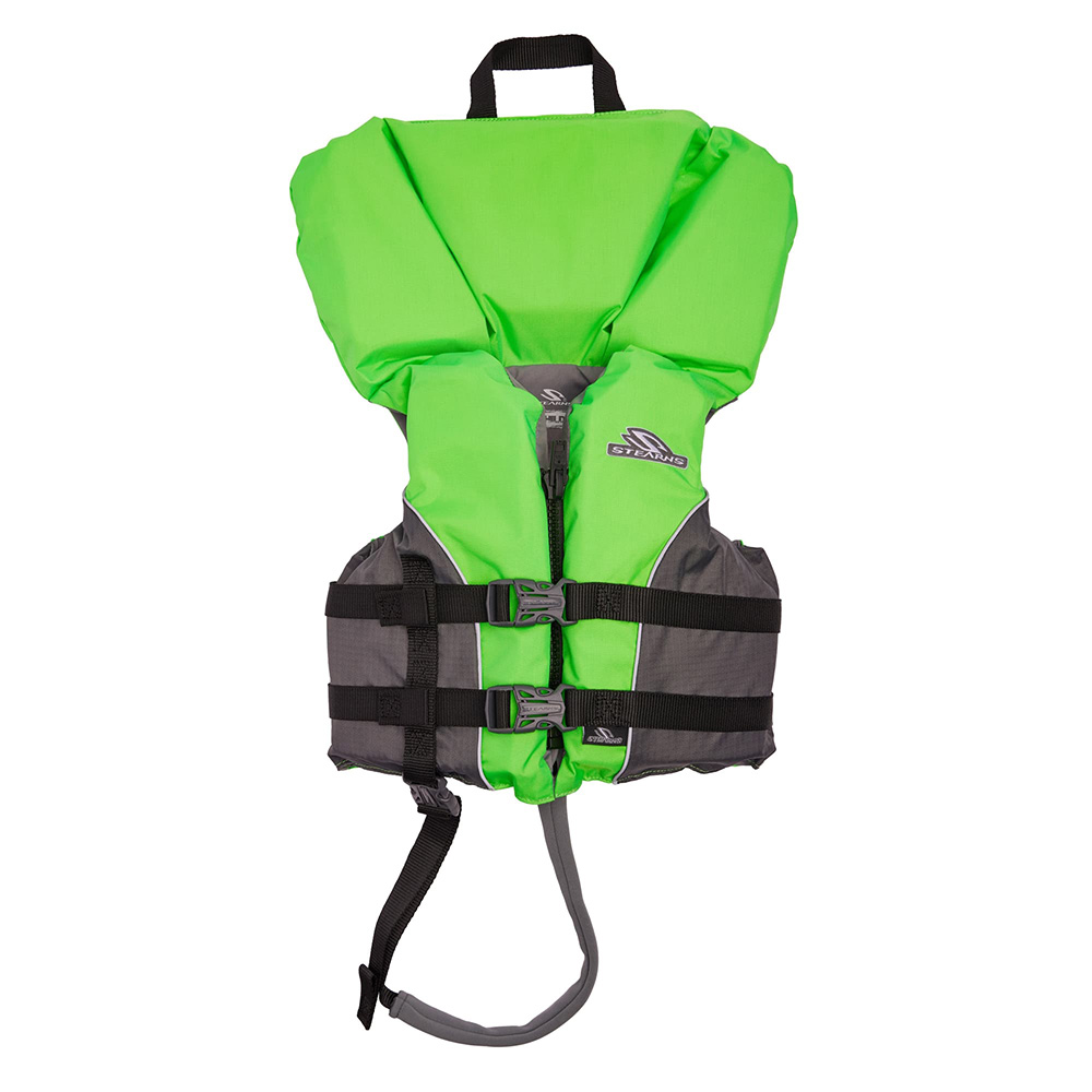 Image 1: Stearns Heads Up Type II Child Life Jacket - Green - 30-50lbs