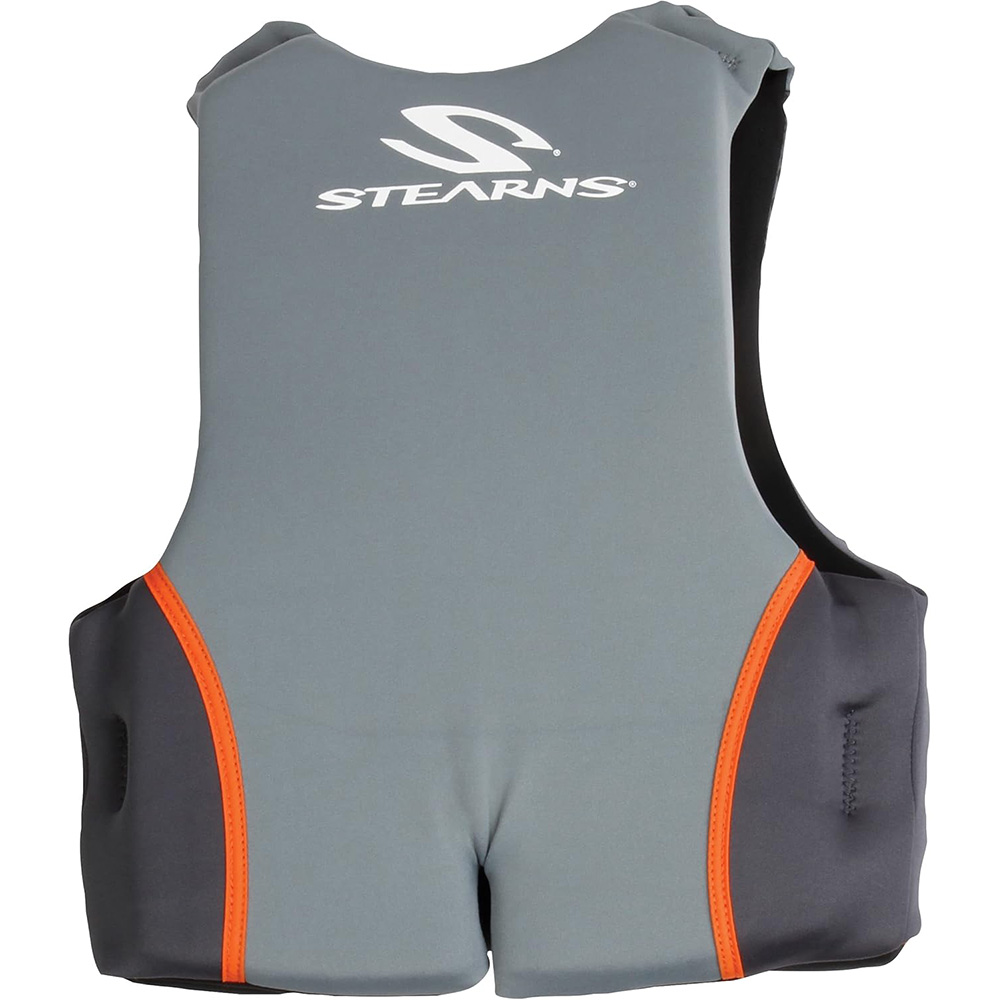 Image 2: Stearns Youth Hydroprene Life Vest - Type III - Blue/Grey - 50-90lbs