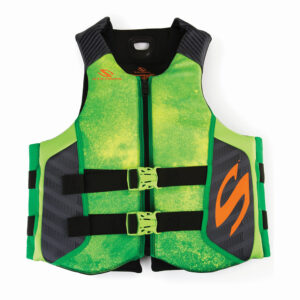 Image 1: Stearns Adult Hydroprene Life Vest - Green - Medium