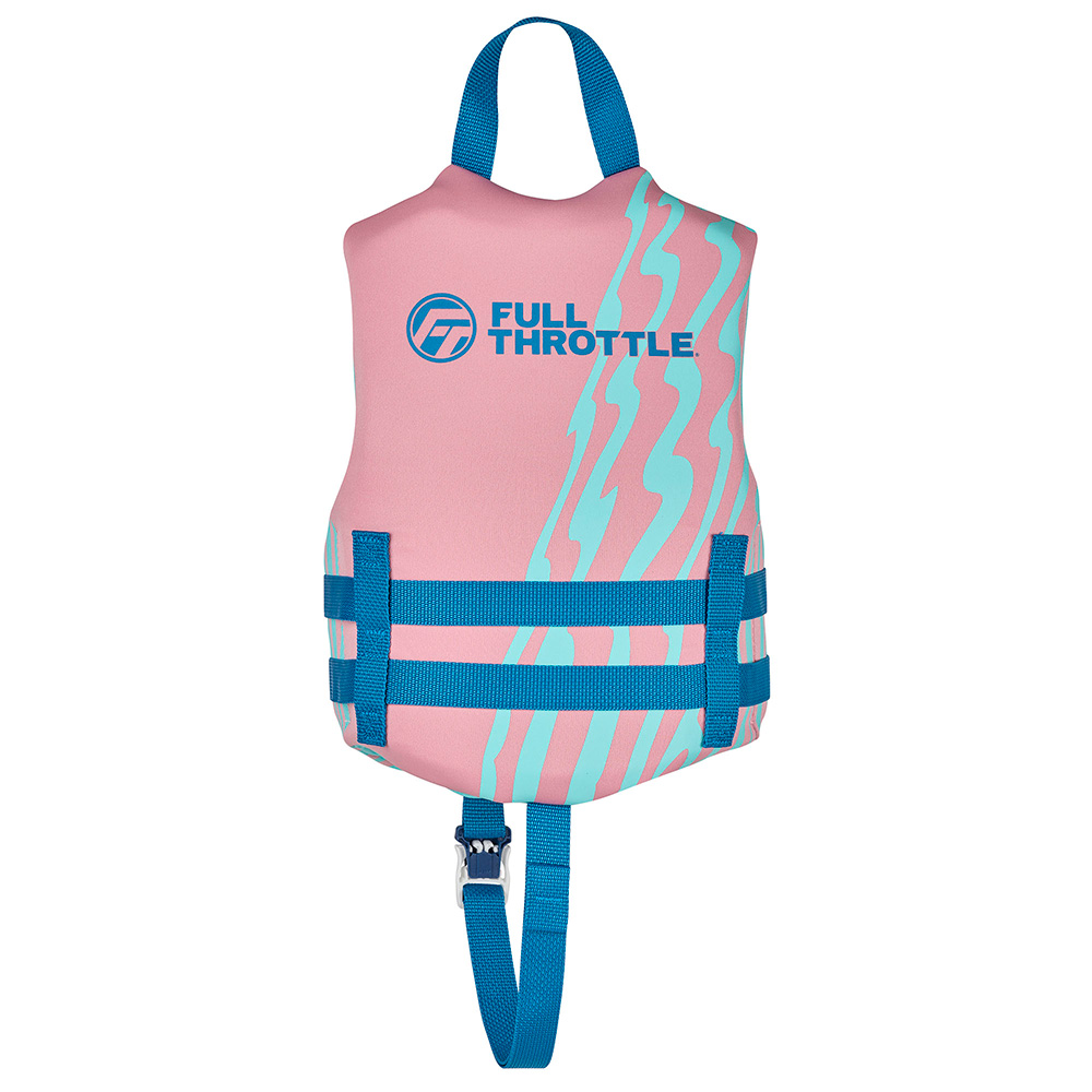 Image 2: Full Throttle Child Rapid Dry Life Jacket - Pink