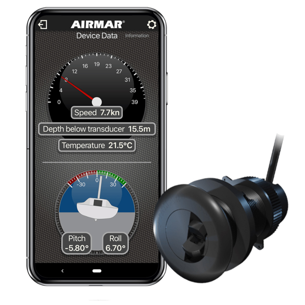 Image 1: Airmar DST820-PV-N2 PSTI Plastic Thru-Hull w/Bluetooth 235kHz