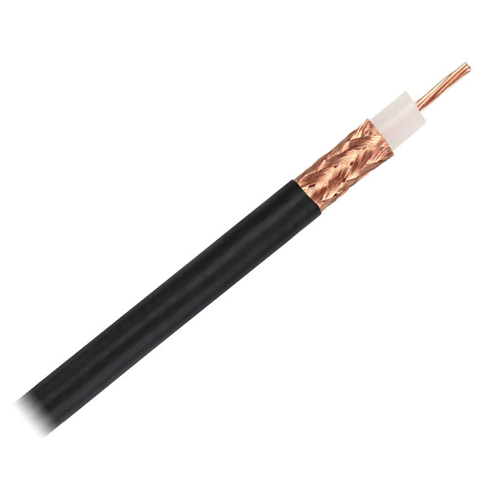 Image 1: Pacer RG213U Coax Cable - Black - 150'