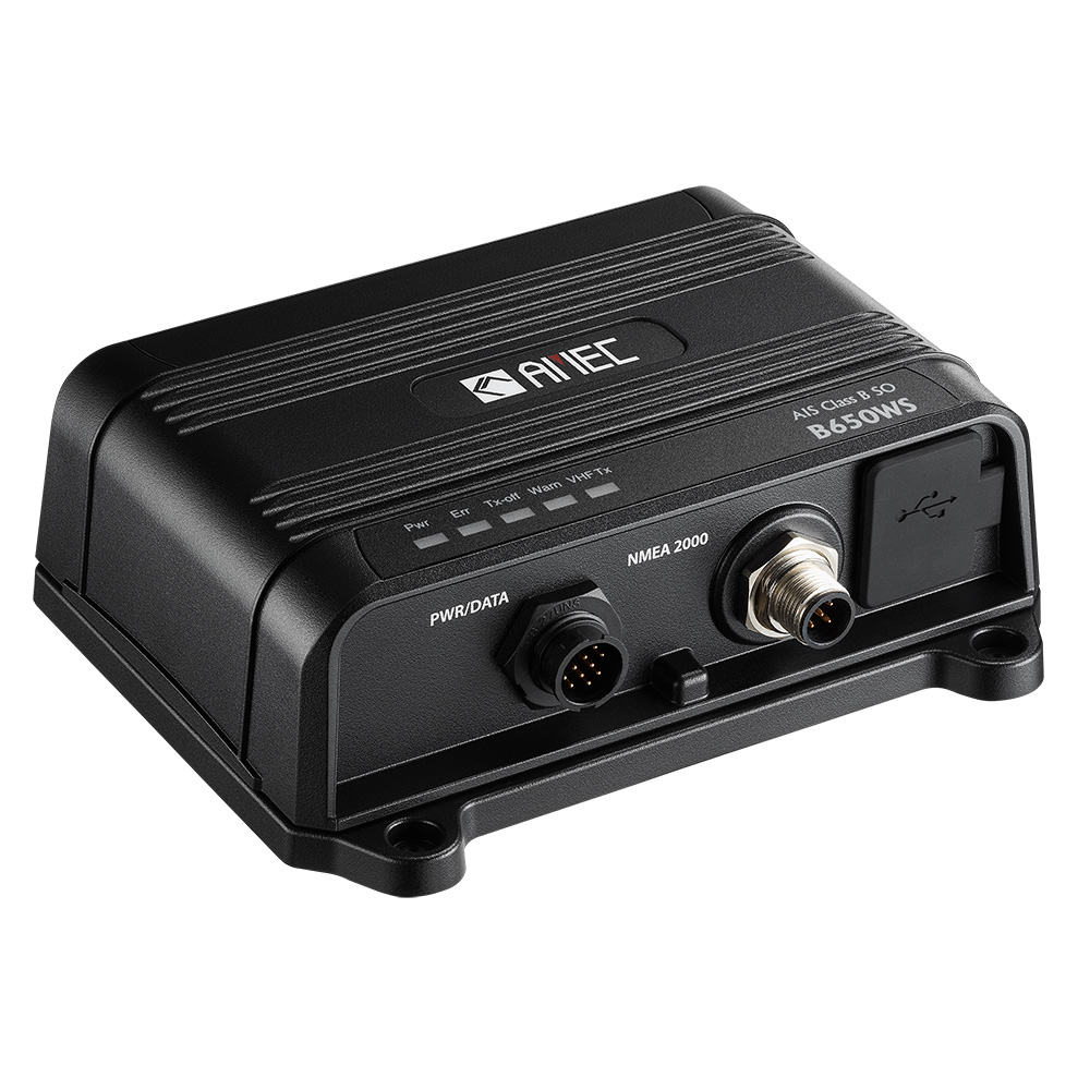 Image 1: AMEC B650WS Class B AIS Transceiver w/WI-FI & VHF Antenna Splitter - 5W-SOTDMA, NMEA 2000, NMEA 0183, USB