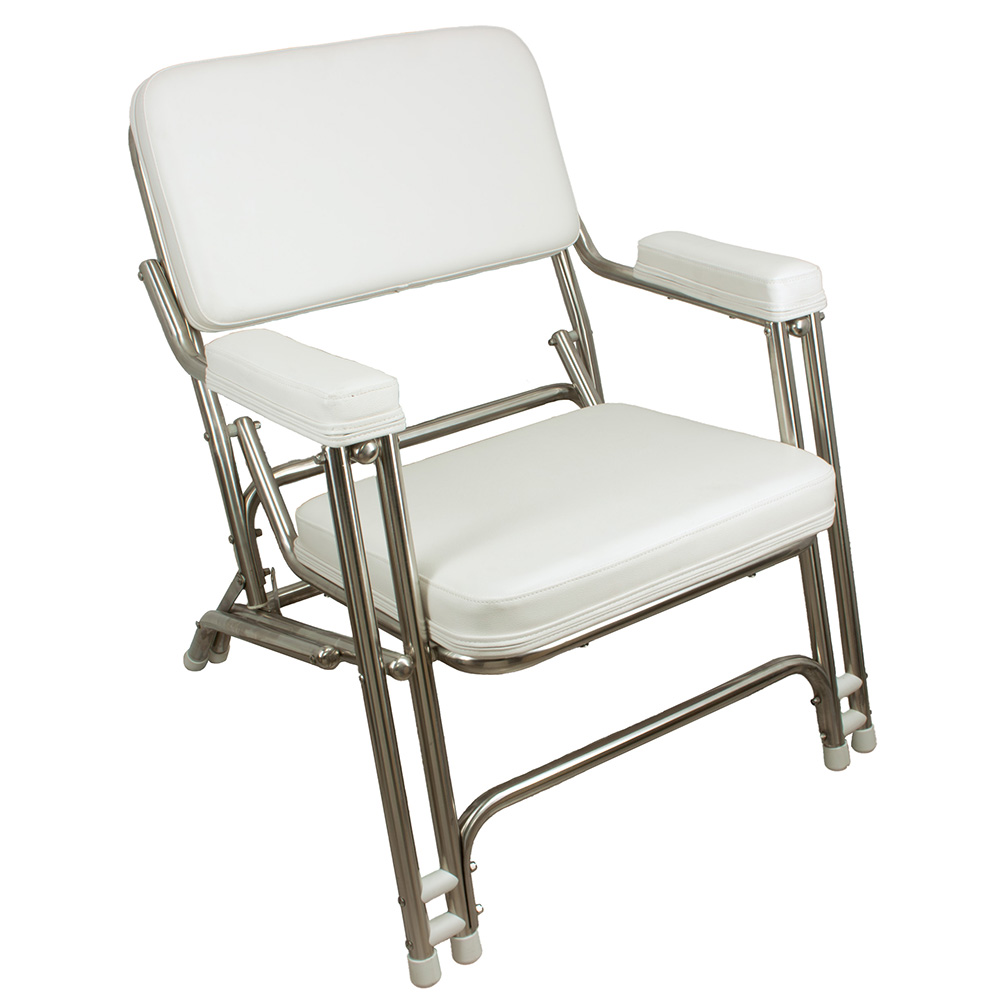 Image 1: Springfield Classic Folding Deck Chair