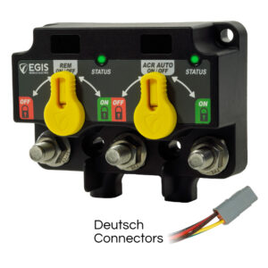 Image 1: Egis XD Flex 1 Dual Relay/ACR w/Knob - 6-Pin DTM Connector