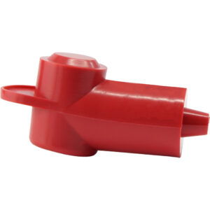 Image 1: Egis Cable Cap Stud Insulator - 10-18 AWG - Red *3-Pack