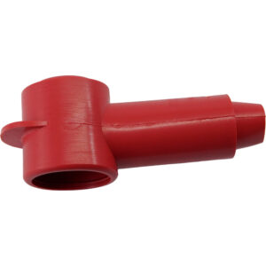 Image 1: Egis Cable Cap Stud Insulator - 2/0 - 2 AWG - Red