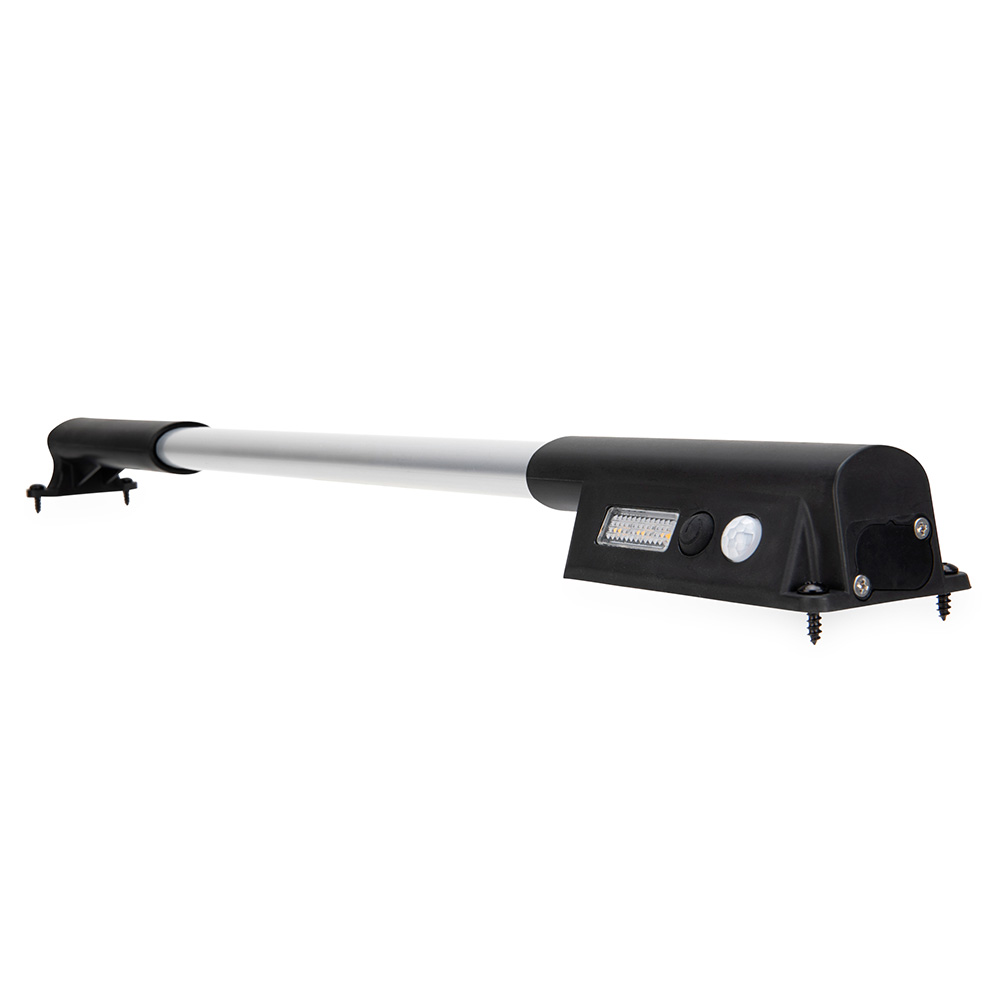 Image 1: Camco RV Screen Door Crossbar Handle - Motion Activated LED