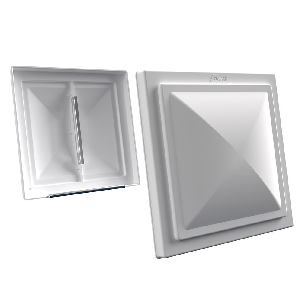 Image 1: Camco Universal RV Roof Vent Replacement Kit - Fits Standard 14" x 14" Vent Openings