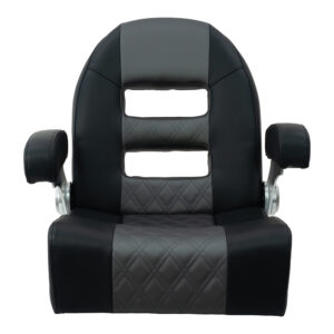 Image 1: Springfield Console Helm Flip-Up - Black-Grey