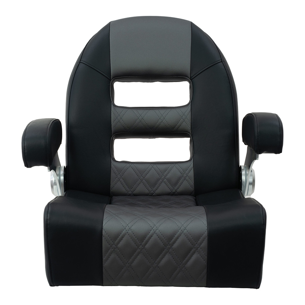 Image 1: Springfield Console Helm Flip-Up - Black-Grey