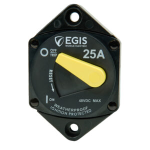 Image 1: Egis 25A Circuit Breaker - 87 Series - Panel Mount