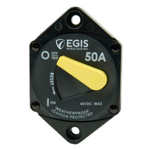 Image 1: Egis 50A Circuit Breaker - 87 Series - Panel Mount